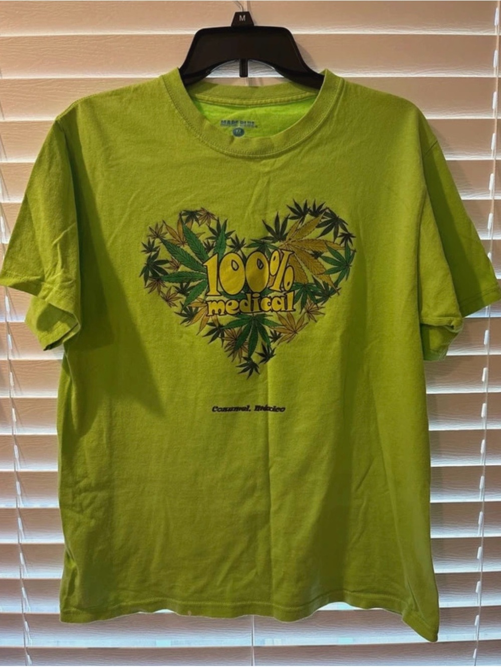 100% Medical Green Graphic T-Shirt